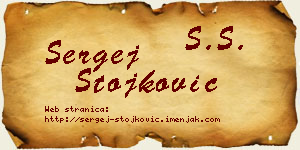 Sergej Stojković vizit kartica